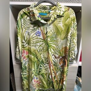NWOT Tori Richard Silk Hawaiian Shirt - XXL